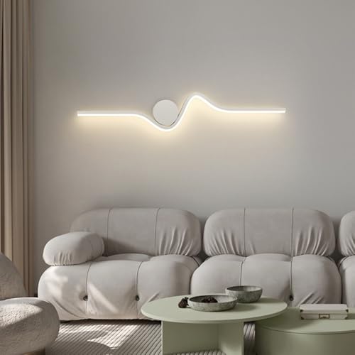 Aplique de pared LED interior blanco contra pasillos oscuros y sombras en el baño 4