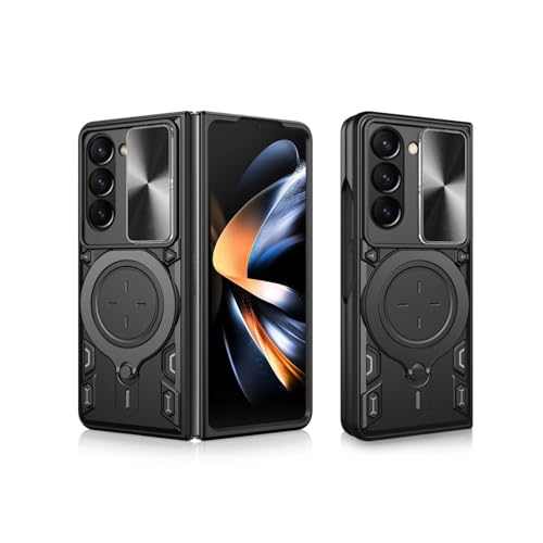 Protection rigide Samsung Z Fold 7 étui antichoc noir avec rabat