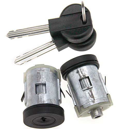 1 par de cerradura de barril Set de cerradura de puerta con llaves compatibles con Peugeot Expert (1995-2007) Cover