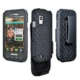OEM Verizon Samsung Fascinate i500 Galaxy S Black Belt Clip Shell Holster Combo