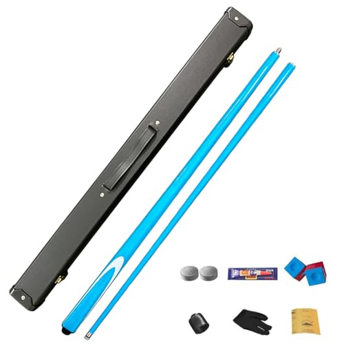 Set Profesional de Taco de Billar 58 Pulgadas Azul miniatura 1
