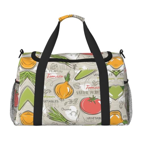 Bolsa de viaje grande e impermeable que se pliega para llevar al gimnasio y deportes