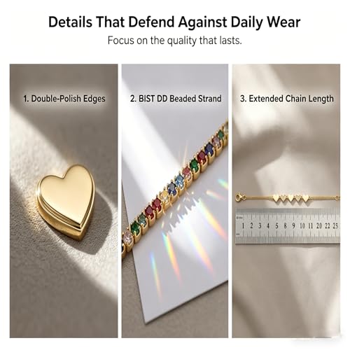 JZZ 2 Pcs Adjustable Tennis Bracelets for Women,14K Gold Plated Cubic Zirconia Stackable Dainty Bracelets Jewelry Gift - image 2