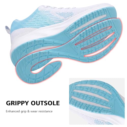 Image of Padgene Womens Sneakers Lightweight Tennis Walking Shoes Sports Running Shoes for Woman Mesh Breathable Gym Fashion Sneakers Athletic Comfortable Casual