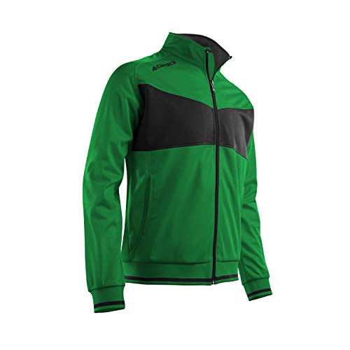 Veste Acerbis Diadema Tracksuit vêtement de football vert noir en taille L