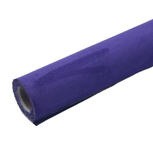 Dachhimmel Stoff 1m*1.5m Multi Colors Yellow Green Self Adhesive Fabric Sticky Upholstery Fabrics for Car Interior Headliner(Purple)