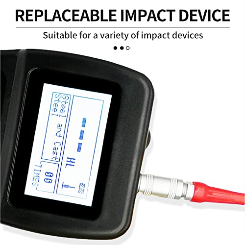 Soonkoda 7 In 1 Portable Metal Leeb Hardness Tester Hardometer Meter Durometer For Stainless Steel Alloy Copper 10 Materials Hl Hb Hv Hrc Hrb Hra 170-960Hld Hardness Test Kit With Hardness Test Blocks #TOP2