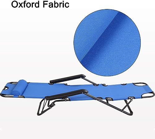 Chaise Longue de Balcon Pliante | Transat Confortable pour Pause Déjeuner et Pêche