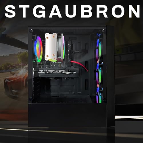 STGAubron Gaming PC Computer Desktop, AMD Ryzen 7 5700G up to 4.6G, GeForce RTX 2060 6G, 16G DDR4, 1T SSD, WiFi 6, BT 5.2, RGB Fan x4, Windows 11 Home - Image 6