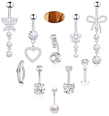 Silver Belly Button Ring