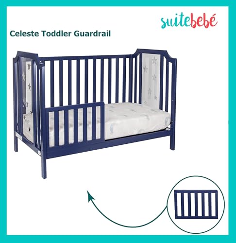 Image of Suite Bebe - Celeste Toddler Guard Rail - Navy Blue