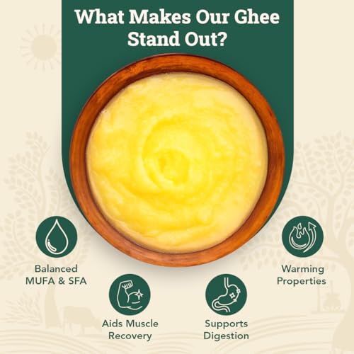 Image of Anveshan A2 Ghee (5L Stainless Steel Dolchi) | Traditional Bilona Method | Curd- Churned | Cultured | Pure and Nutural | Lab Tested | Free-grazed, Grass-fed Desi Cows (Pack of 2)