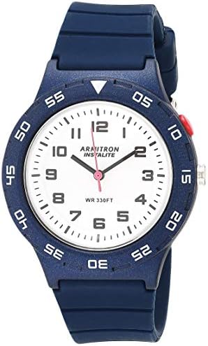Armitron Sport Unisex Easy to Read Silicone Strap Watch, 25/6443