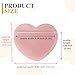 MITOB 100 Pack 3.35 x 3.94 inch Small Packets Pink Heart Shaped Transparent Reusable Resealable Bags Cute Jewelry Packaging for Homemade Earring Bracelets Candy Snack Party Favor Wedding Goodies