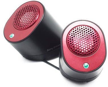 Sony Ericsson MPS-80 - Altavoz, color rojo y negro : Amazon.es