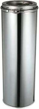 AllFuel HST 8" x 48" 304 Stainless Steel All Fuel Class-A Double Wall Insulated Chimney Pipe