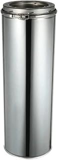 8" x 36" 304 Stainless Steel All Fuel Class-A Double Wall Insulated Chimney Pipe
