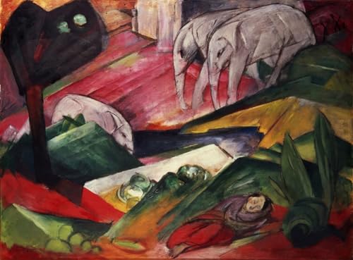 Peinture Murale pour Mur Vide Tableaux Abstrait Salon Chambre Affiche 60x90
