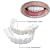 Denture Top Teeth Veneers and Thermal Beads for Temporary Tooth Teaching Repair, Customizable Up Teeth Braces for Snap on Instant & Perfect Smile