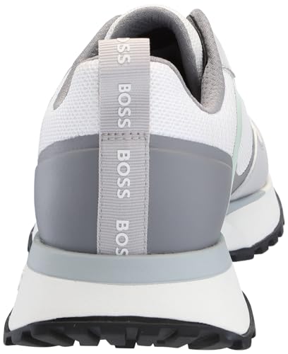 Image of BOSS Men's Big Logo Mesh Mix Lace Up Sneaker