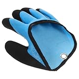 Kisangel Durchstichfeste und Fischfanghandschuhe aus Latex mit Rutschfester Oberfläche Geeignet für Küchen und Angelarbeiten Einzelhandschuh Rechts