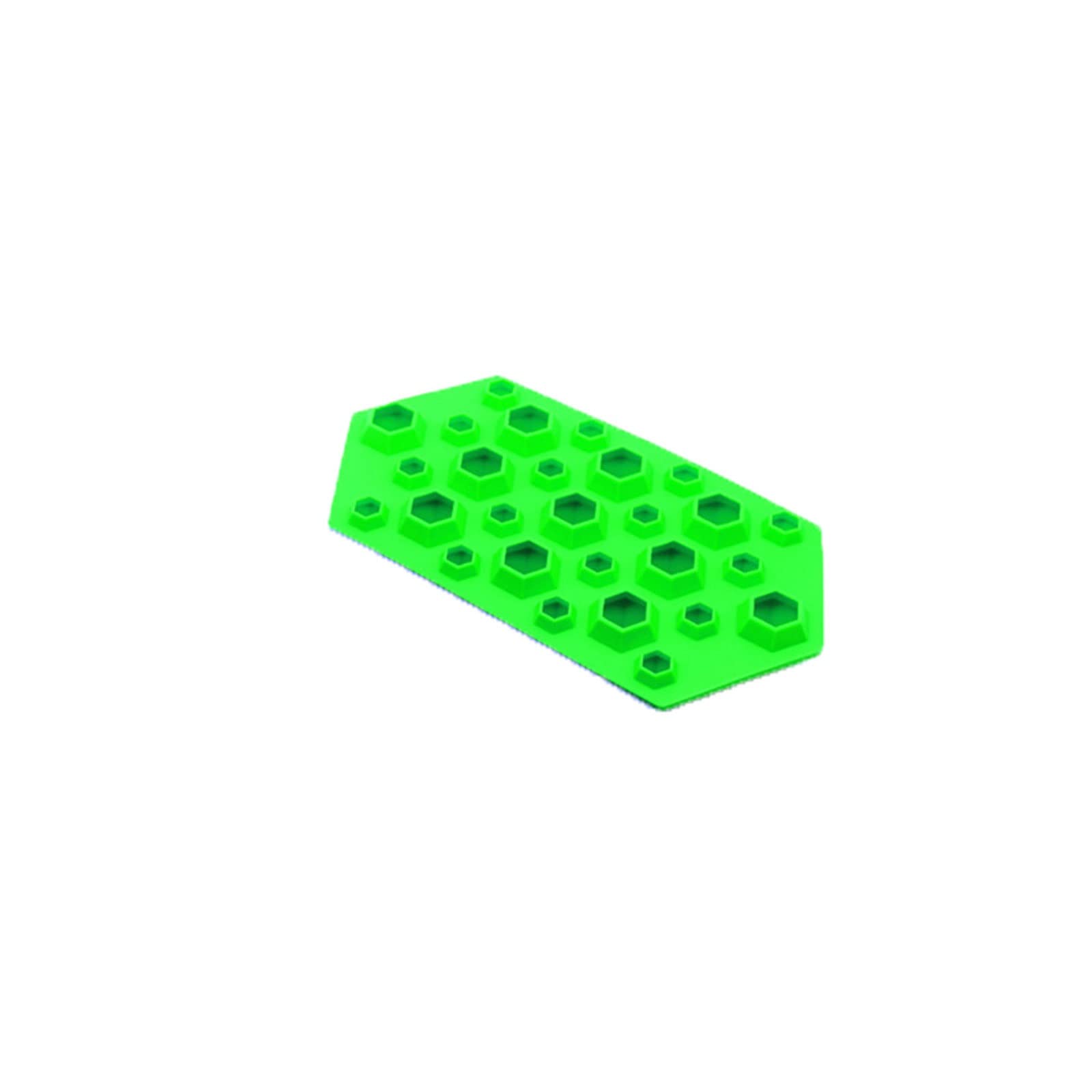 JINGYAN Bacs à glaçons Cool Cube Chocolate Soap Tray Mold Silicone Fodant Moulds