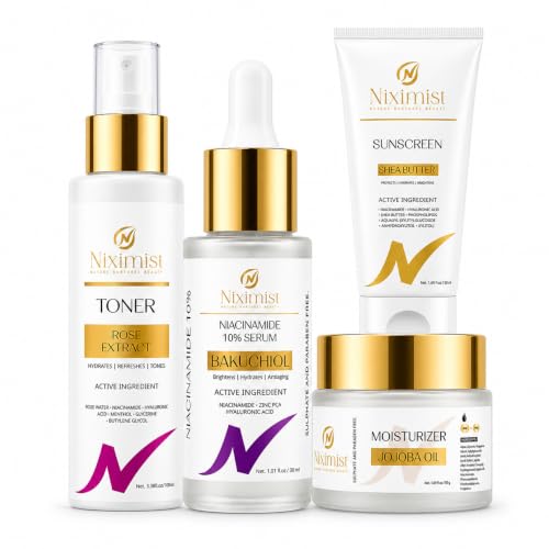 Acne & Oil Control Kit | Complete Skincare Set for Oily & Acne-Prone Skin | Rose Water Toner + Niacinamide 10% Serum + Jojoba Oil Moisturizer + Shea Butter Sunscreen SPF 50 PA++++-image-37