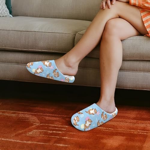 Forchrinse Open Toe House Slippers for Women Comfortable Slip On Indoor Slippers Reusable Spa Guest Hotel Shoes3