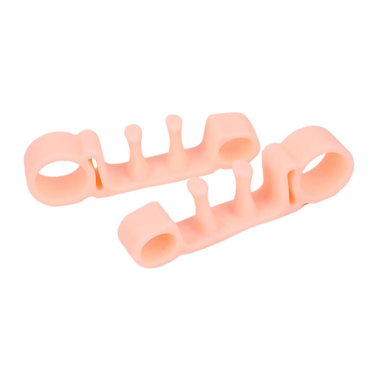 Anneome Toe Separation Pads 2 Pairs Snail Shape Toe Correctors Hallux Treatment Comfortable Material Washable