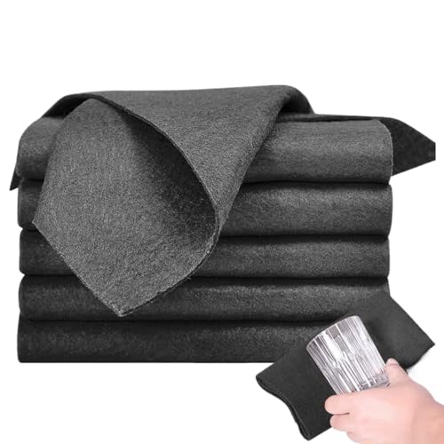 Generisch Paño de limpieza de microfibra 5 piezas para detalles de parabrisas, tela absorbente para espejo de baño baño | cocina limpieza limpieza limpieza del hogar microfibra