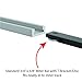 Peachtree Woodworking Supply Anodized Aluminum Miter T Track w/T-Bar Rail for Jigs Fixtures Sleds Router Tables and General Woodworking 32 inch MADE IN THE USA