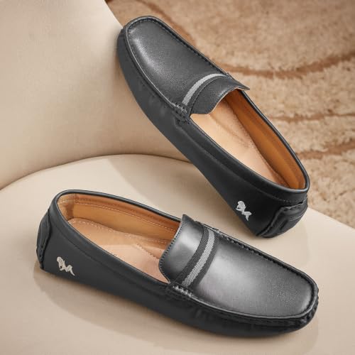 Neeman's All Purpose Loafers for Men, Black - Image 4