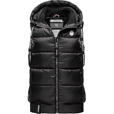 Navahoo Damen Steppweste leichte Outdoor-Weste Übergangsjacke Cover