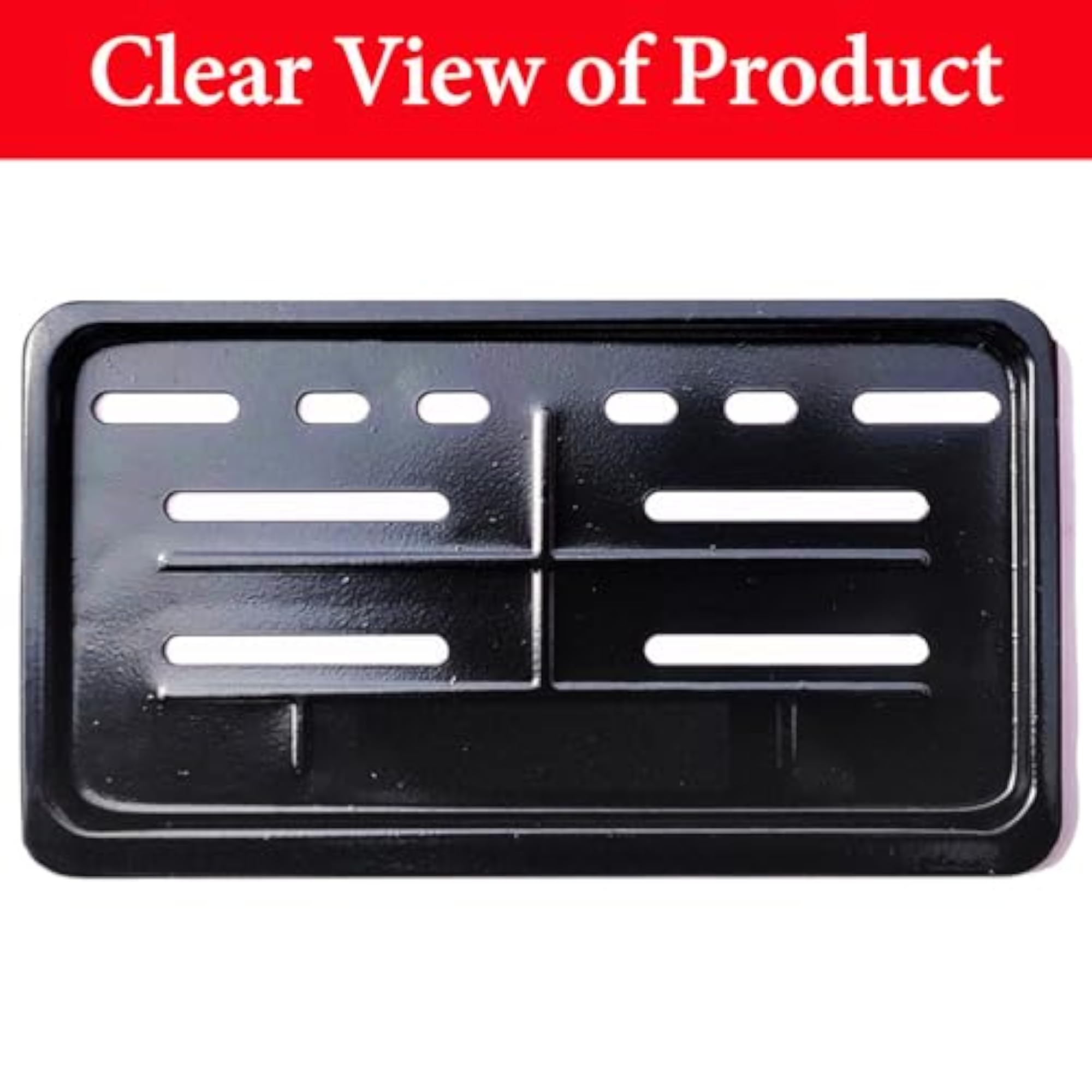 High Security Metal Number Plate Frame for Motorbikes, Set of 2