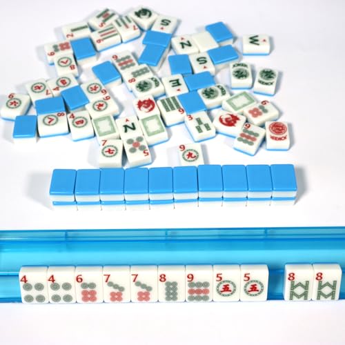 Juego de Mahjong Americano con 160 Fichas Elegante miniatura 5