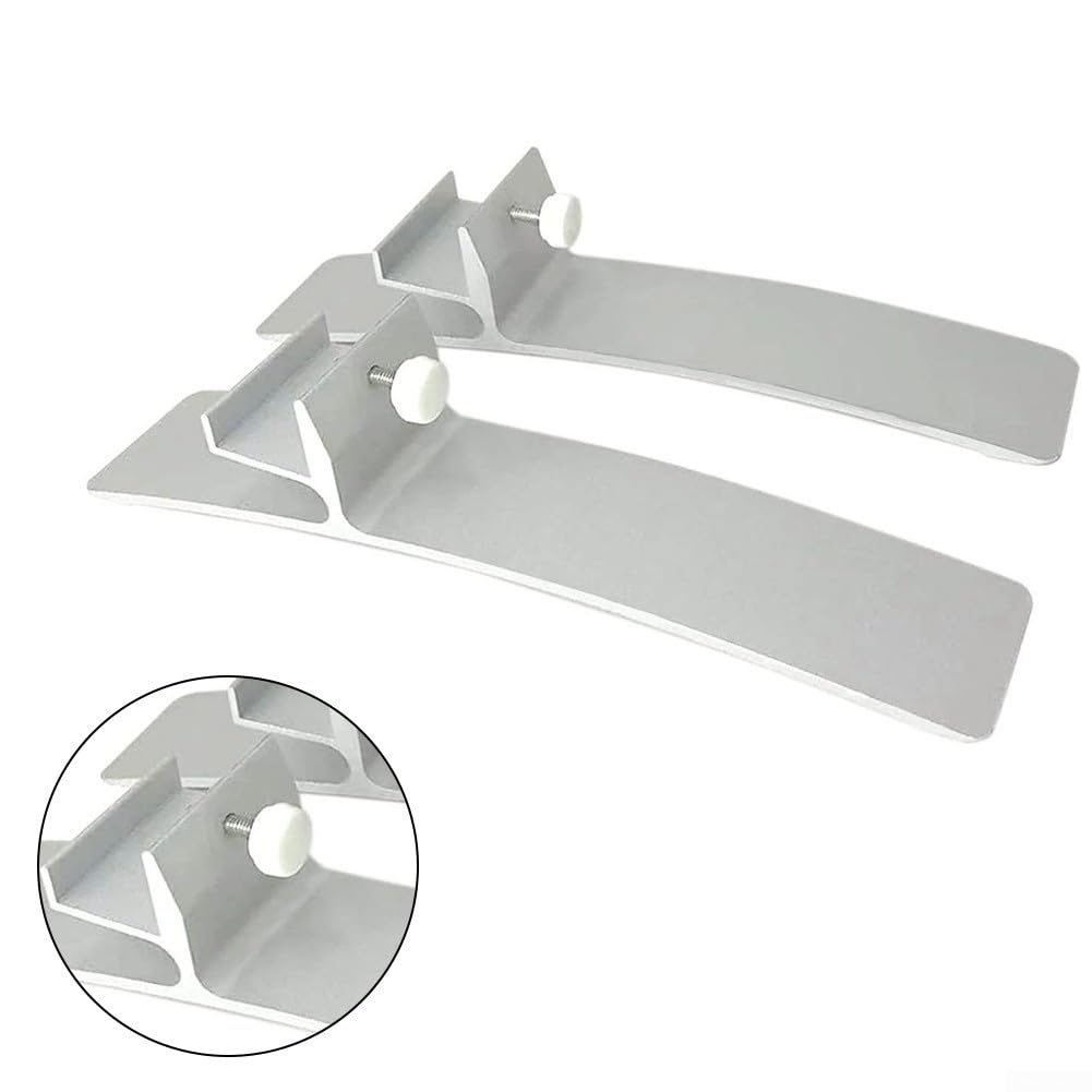 Standfüße für Infrarot-Heizung, Aluminiumlegierung, verstellbare Infrarot-Heizungsheizung, Halterungs-Kit für Infrarot-Heizungen (Silber)