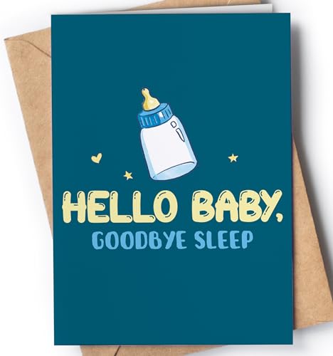 Greeting Cards for Everyone Tarjeta para nacimiento de bebe - Tarjeta para baby shower - Postal de nacimiento de bebé recién nacido - Tarjeta para niño o niña recién nacido - NUM 10