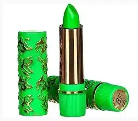 Batom Mágico da Vovó Febella 24h – Longa Duração, Hidratação e Cor Intensa | Lip Stick Retrô que Muda de Cor nos Lábios (Verde)