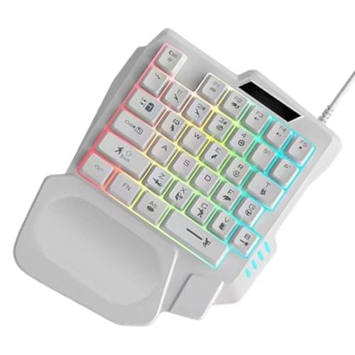 Tastiera meccanica - ergonomica con una sola mano portatile programmabile da gioco per casa dormitorio appartamento scuola