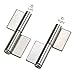 Stainless Steel Hinge Stainless Steel Industrial Mechanical Equipment Flag Shaped Hinge Detachable Open Hinge 1Pcs(R)