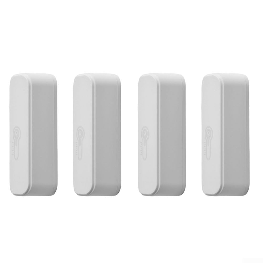 Alertas inteligentes de temperatura con sensor Tuya para zigbee monitorea fácilmente las condiciones interiores con características personalizables (4 piezas)