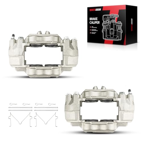 Image of Torchbeam Front Brake Calipers Set for Toyota 2003-2009 4Runner, Lexus 2003-2009 GX470, Front Left and Front Right Calipers Replace # 192766+192767