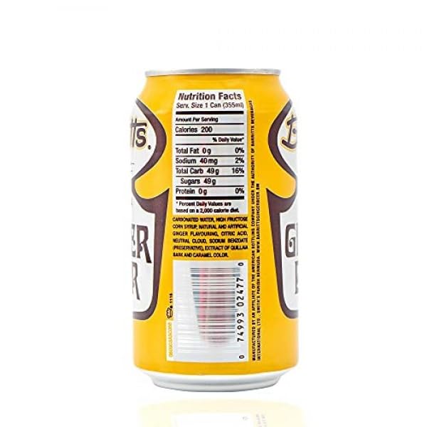 Miniatura 5 de Barritts Original Ginger Beer - Soda sin alcohol, 12 onzas líquidas, 6 latas con calcomanía Mooresville Merchant