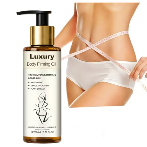 Luxury Body Firming Oil, After-Shower Body Massage Oil, Natural Botanical for Tightening & Lifting...