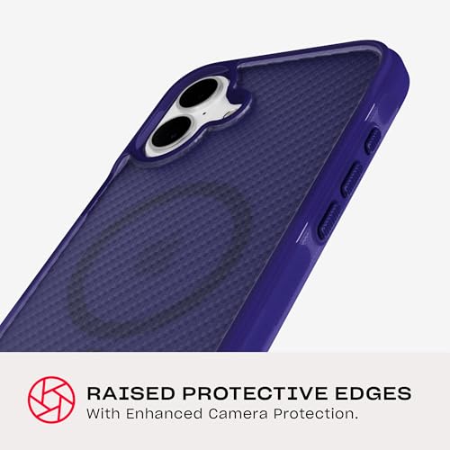 Image of Tech21 EvoArmor for iPhone 16 Plus - Compatible with MagSafe - Impact Protection Case 21x Military Standard Tested in Purple