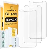 [3-Pack]-Mr.Shield Designed For iPhone 12 Pro Max [Easy Face Recognition Unlock Version] [Tempered Glass] [Japan Glass with 9H Hardness] Screen Protector with Lifetime Replacement