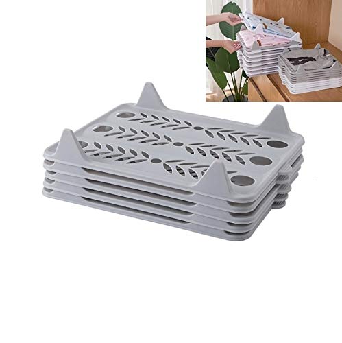 DXM. CVFG 7PCS Multifunctional Quick Folding Clothes Board Clothes Folding Storage Artifact, Size:Big (Color : Gray)
