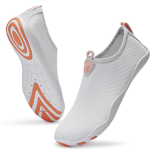 ATHMILE Water Shoes for Women Men River Shoes Barefoot Sport Quick-Dry Aqua Socks Adult Swim Shoes for Beach Lake Pool Hiking Surfing Kayaking Camping Size