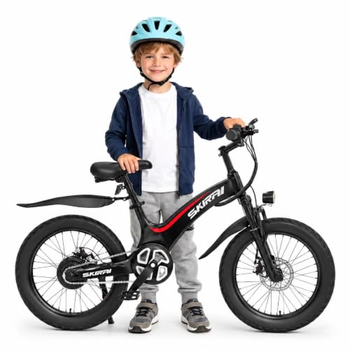 Kids Electric Bike, 20-Inch Ebike for Ages 6–10