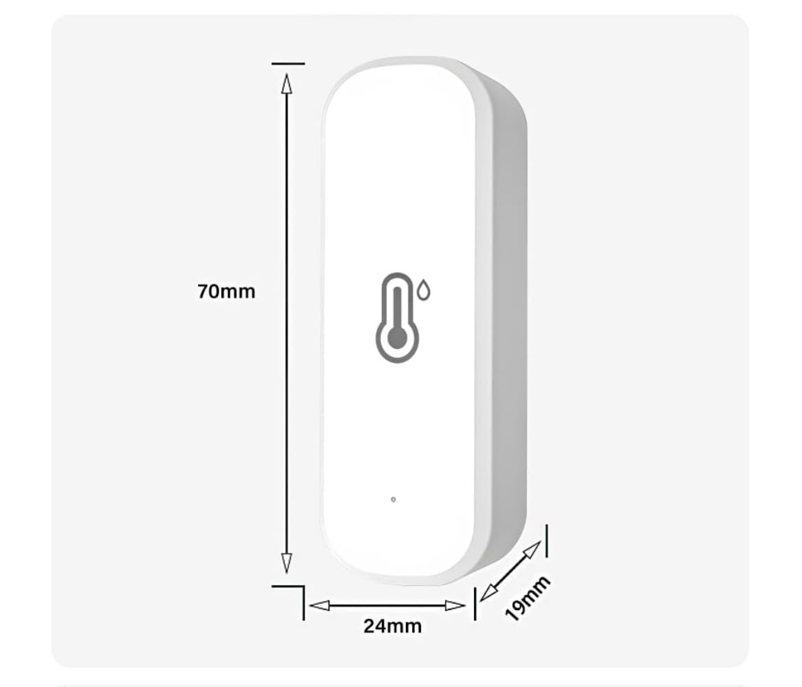 6 Stück Smart Temperatursensor Temperatur mit App Benachrichtigung und Datenspeicherung,für Weinkeller, Wlan Thermometer Hygrometer per App, für Zuhause Gewächshaus